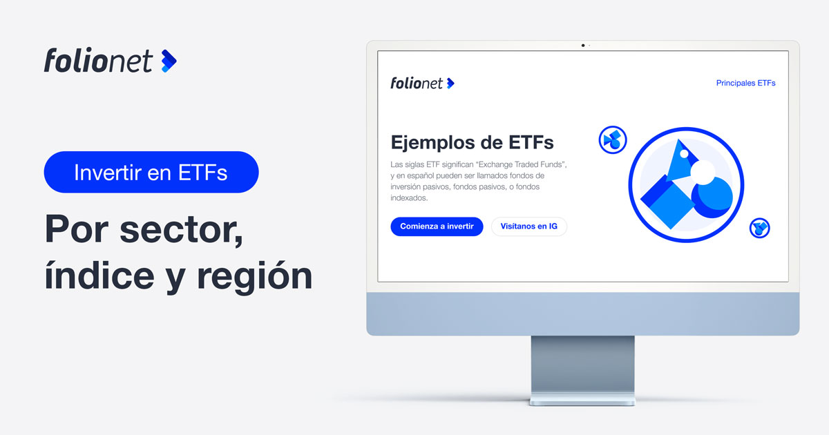 invertir en ETFs por sector, índice y región